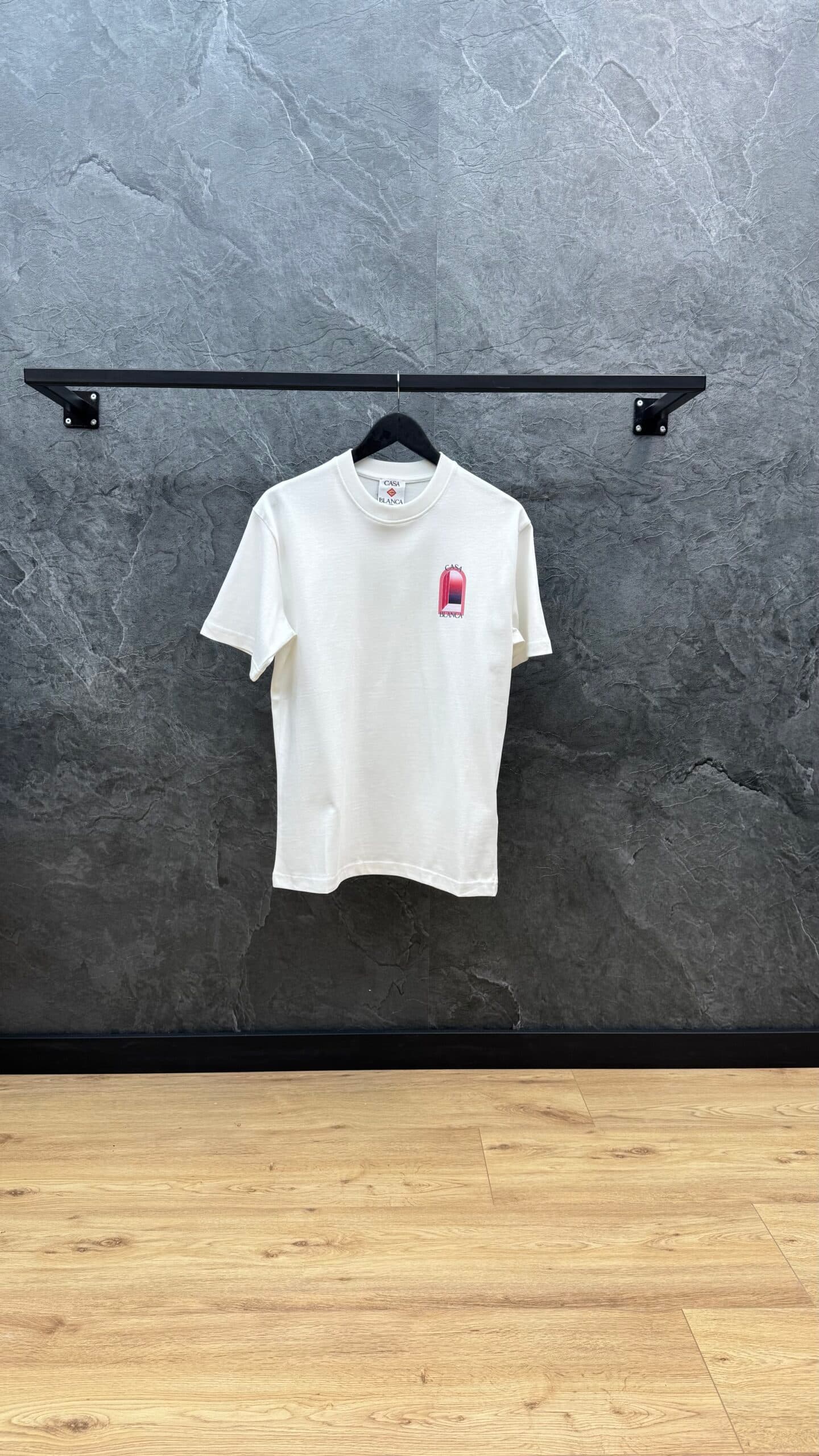 Casablanca S26 Poort Logo T-Shirt White