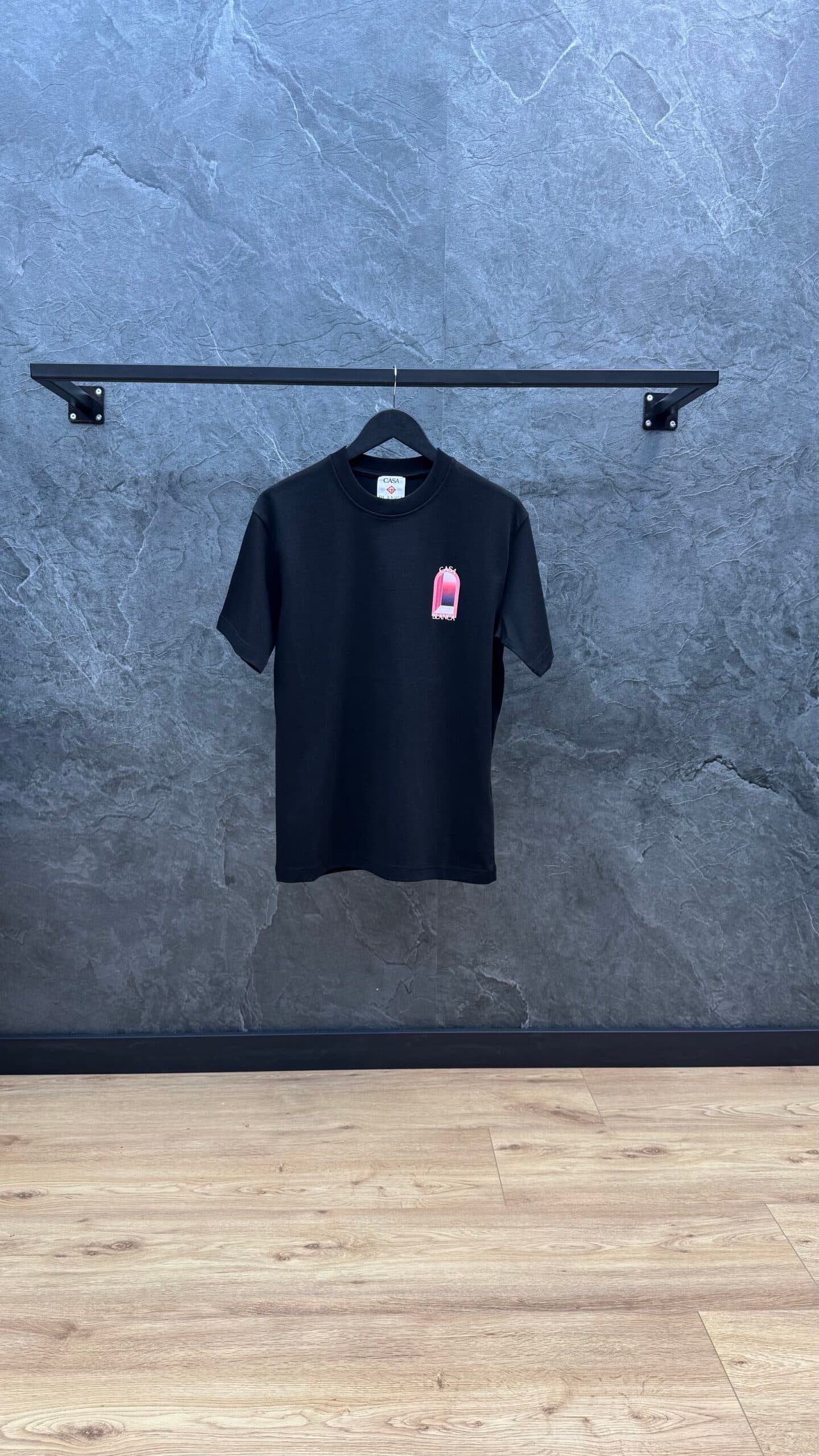Casablanca S26 Poort Logo T-Shirt Black