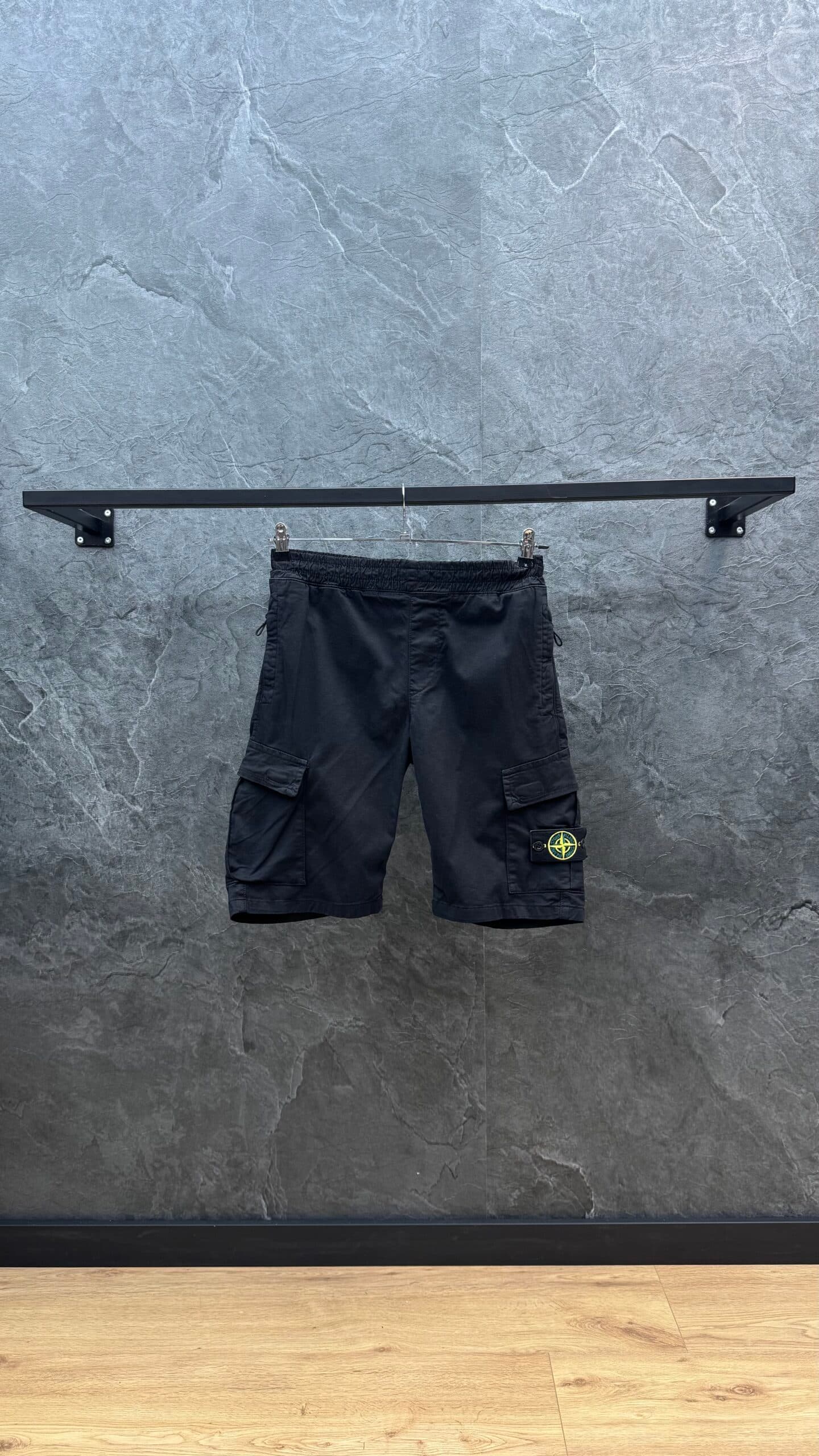 Stone Island Cargo Basic Short Pants Black