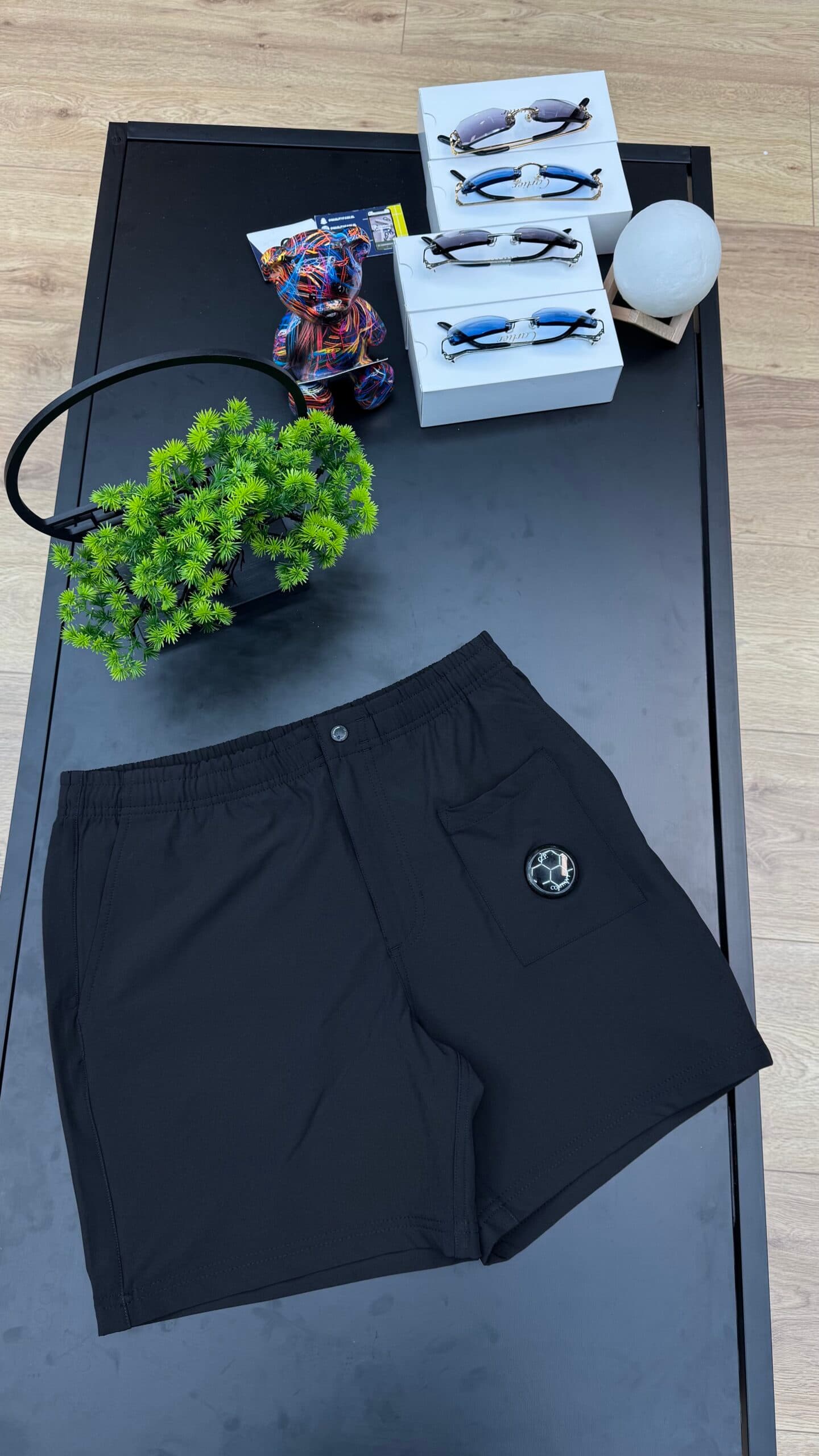 C.P. Company Basic Lens Short Black