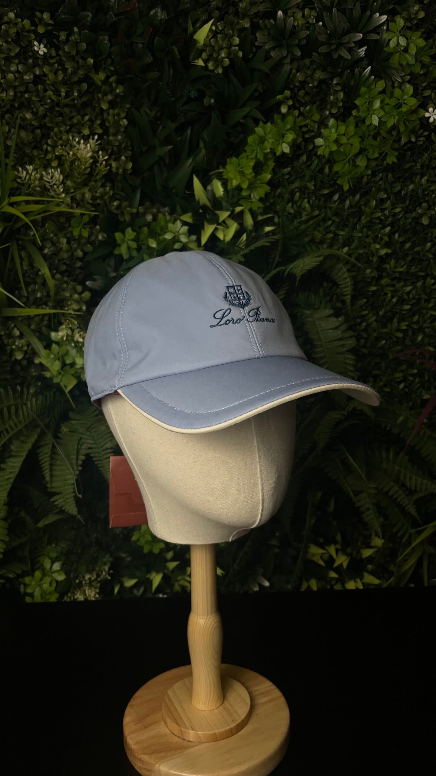 Loro Piana Logo Baseball Cap Ciel Blue