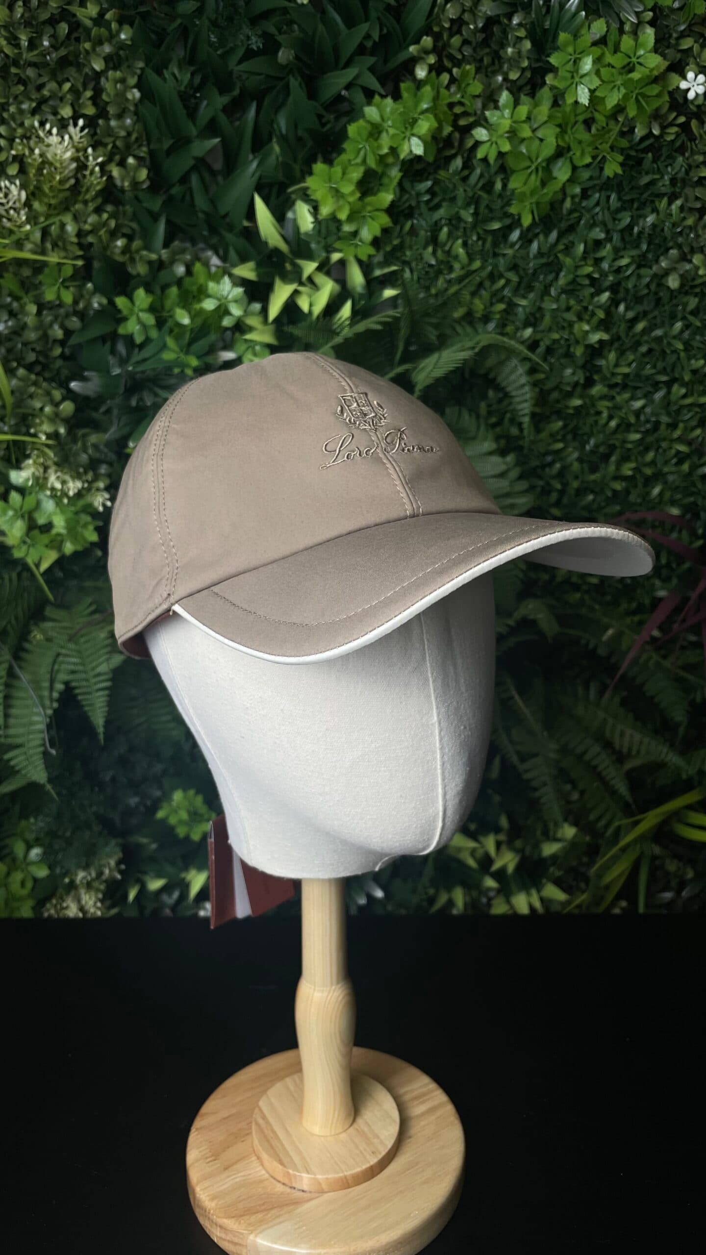 Loro Piana Logo Baseball Cap Beige