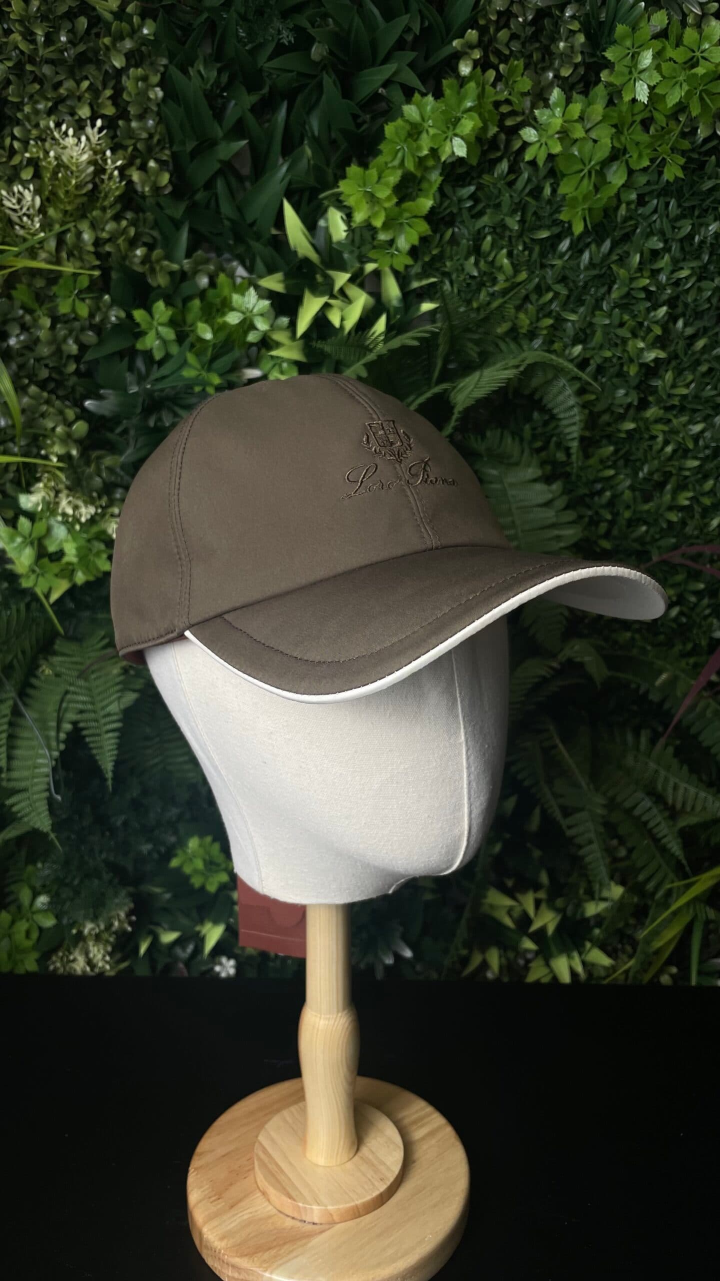 Loro Piana Logo Baseball Cap Brown
