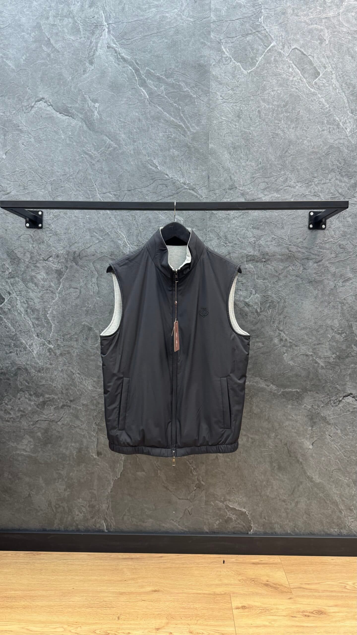 Loro Piana Reversible Bodywarmer Black