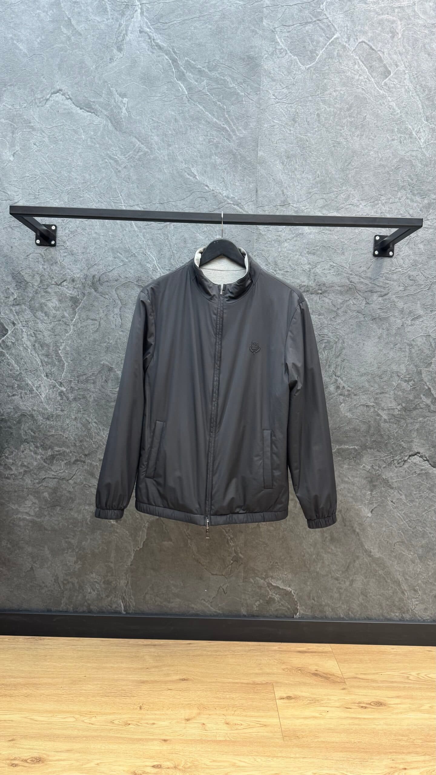 Loro Piana Windmate® Bomber Reversible Jacket Black