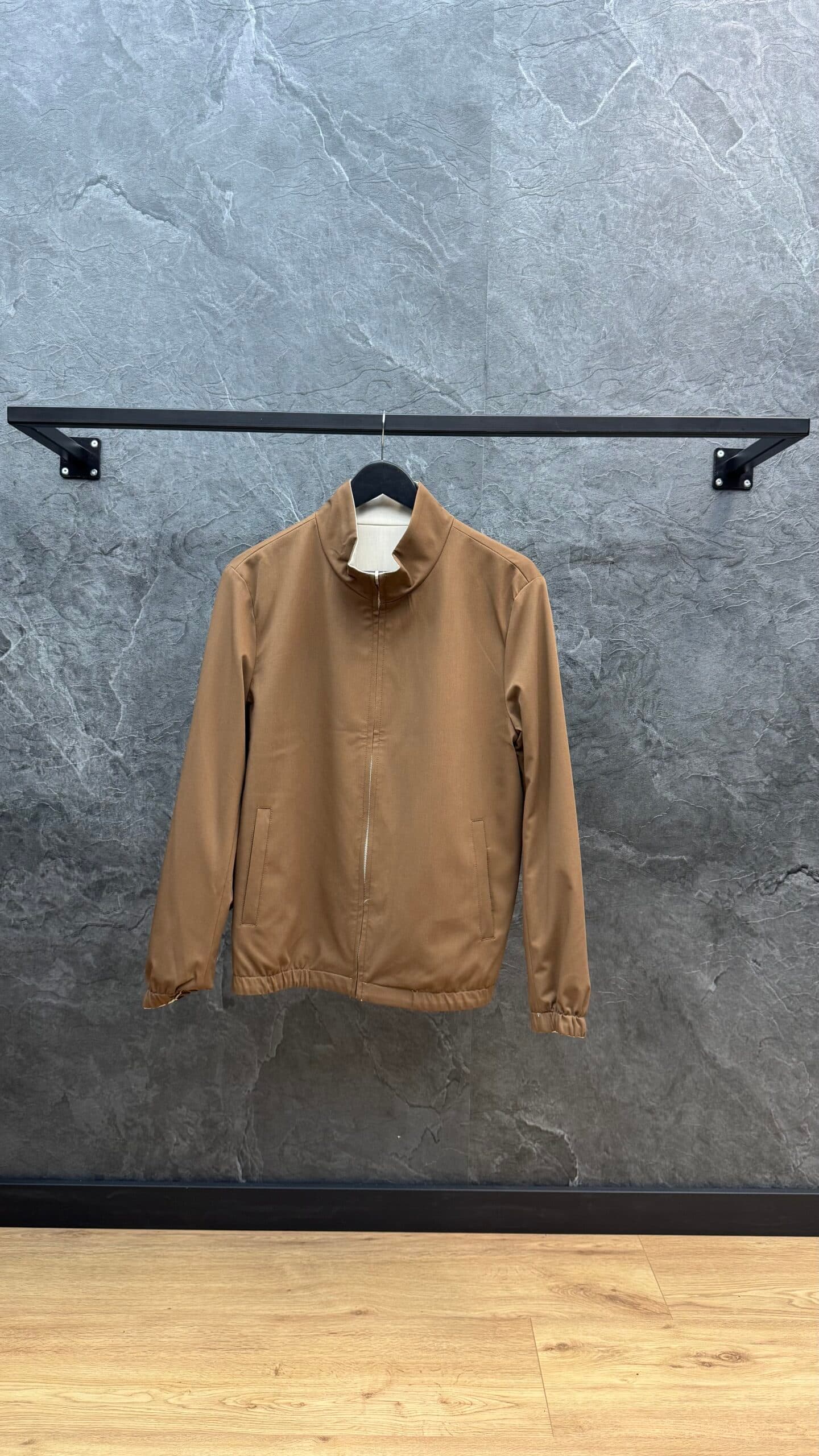 Loro Piana Reversible Bomber Jacket Brown