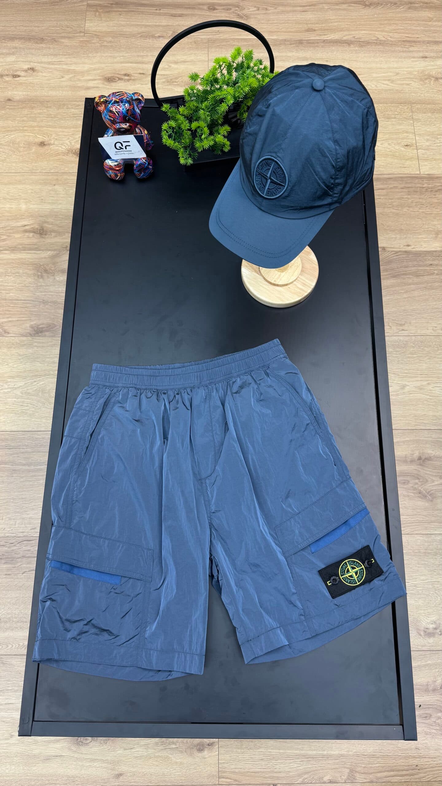 Stone Island Nylon Metal Short Navy Blue