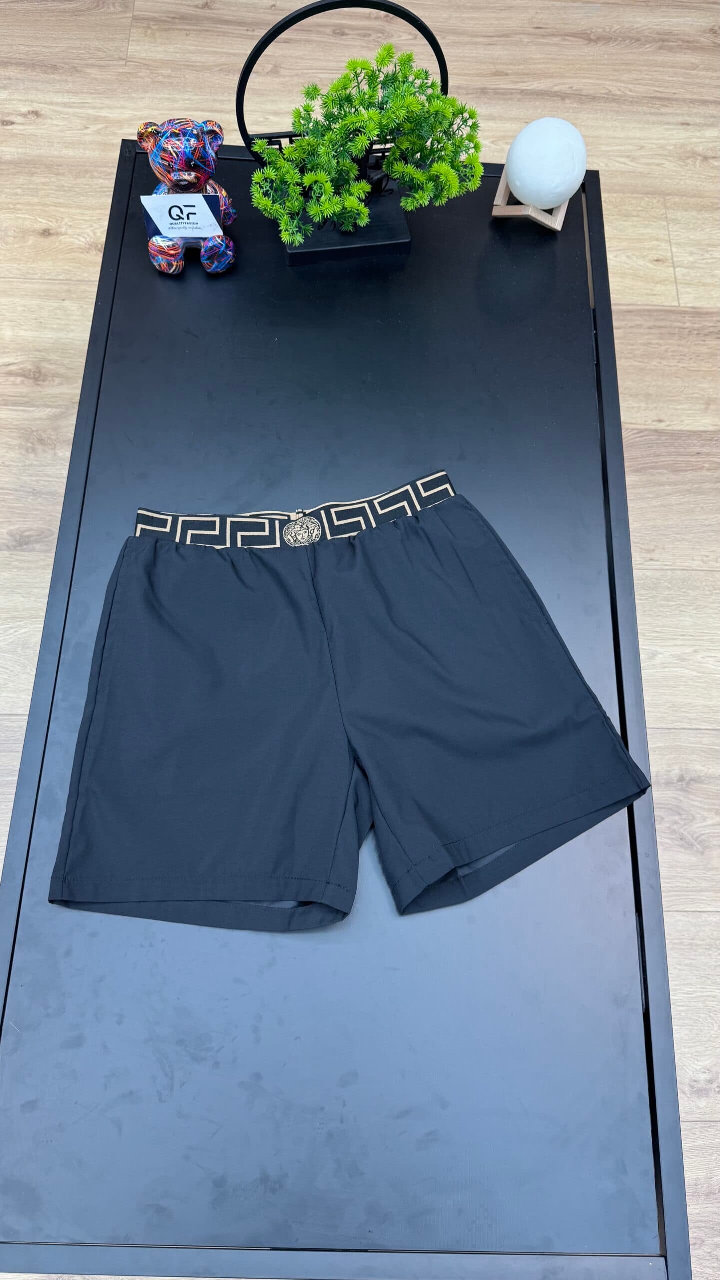 Versace Greca Swim Short Black