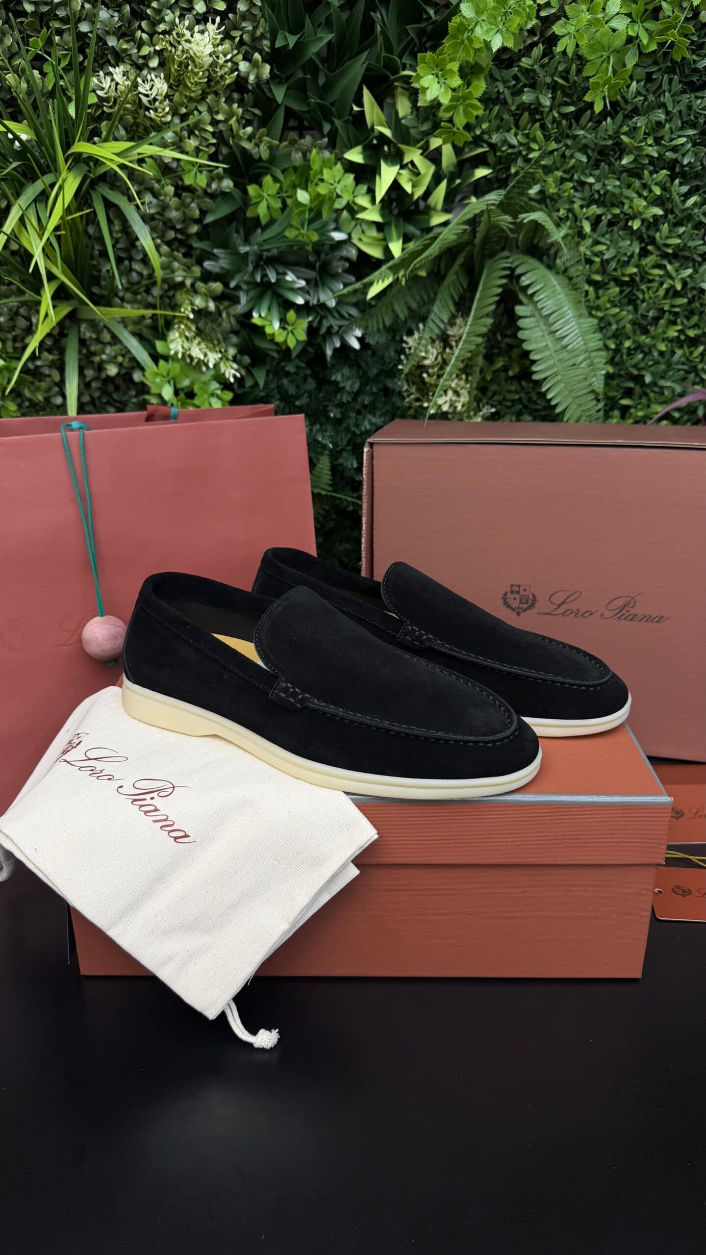 Loro Piana Summer Walk Loafer Black