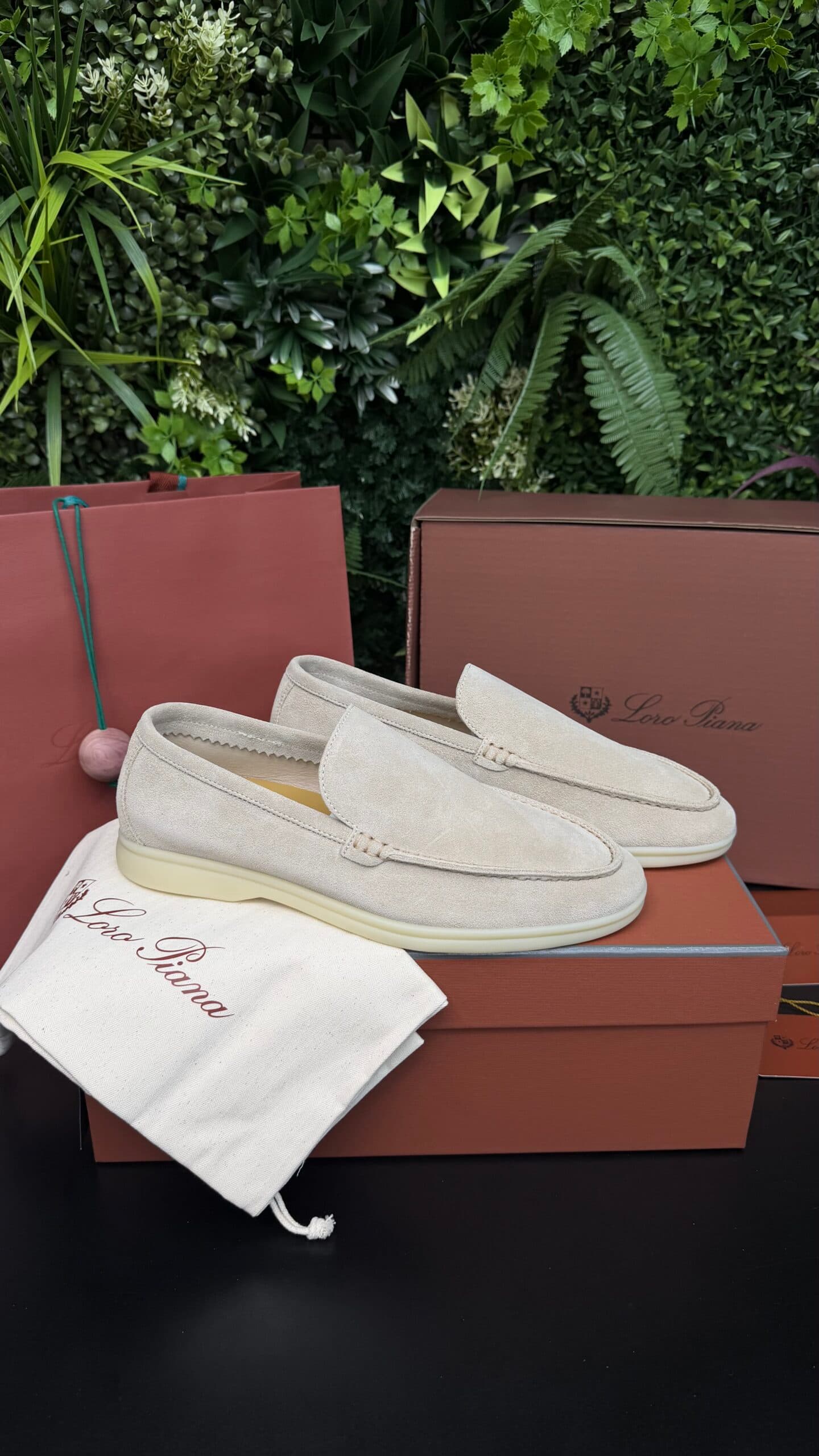 Loro Piana Summer Walk Loafer Beige