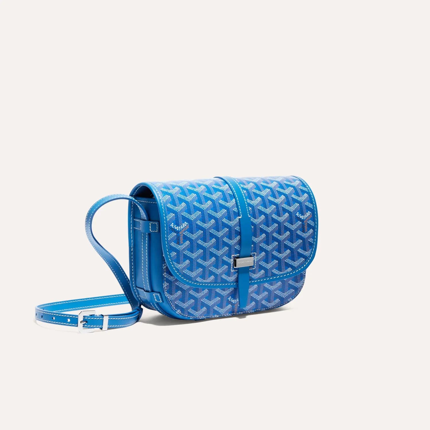 Goyard Belvedere PM Bag Sky Blue