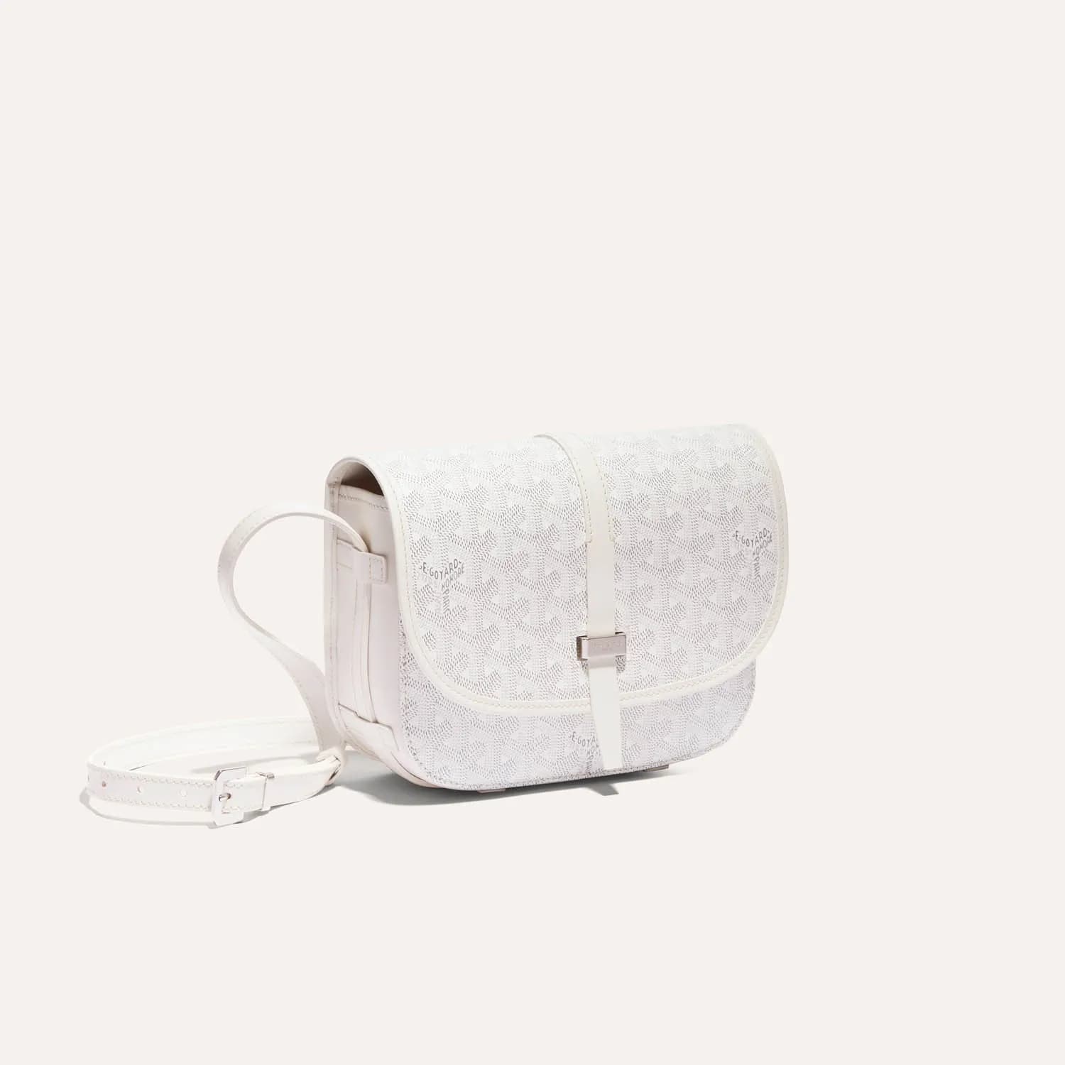 Goyard Belvedere PM Bag White