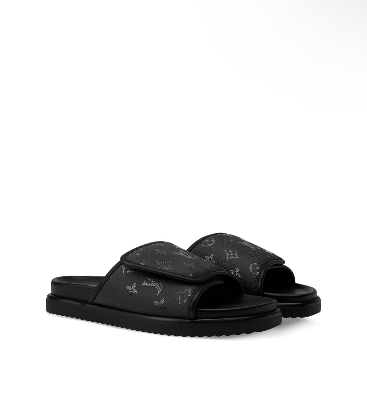 Louis Vuitton Miami Mule Sandal Black