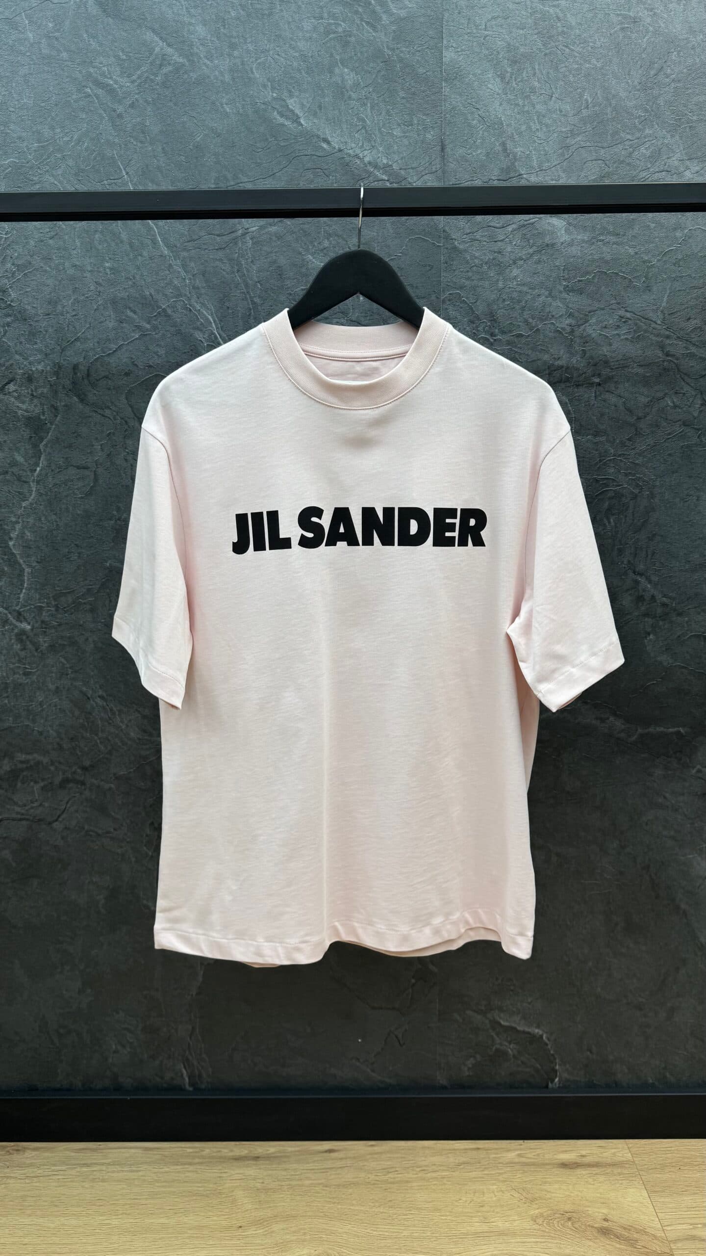Jil Sander Logo Porcelain T Shirt Pink