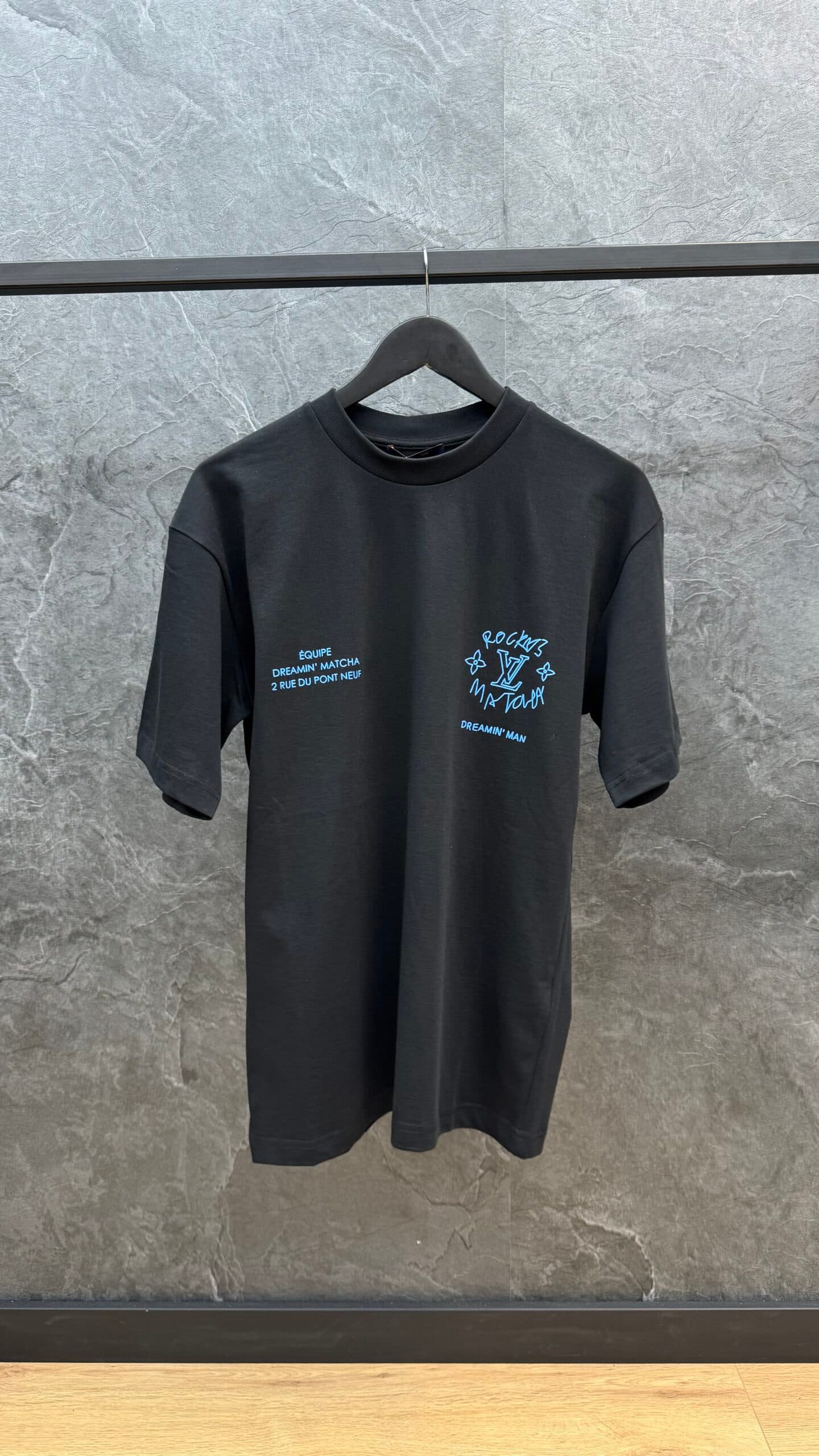 Louis Vuitton Graphic Blue Print Black