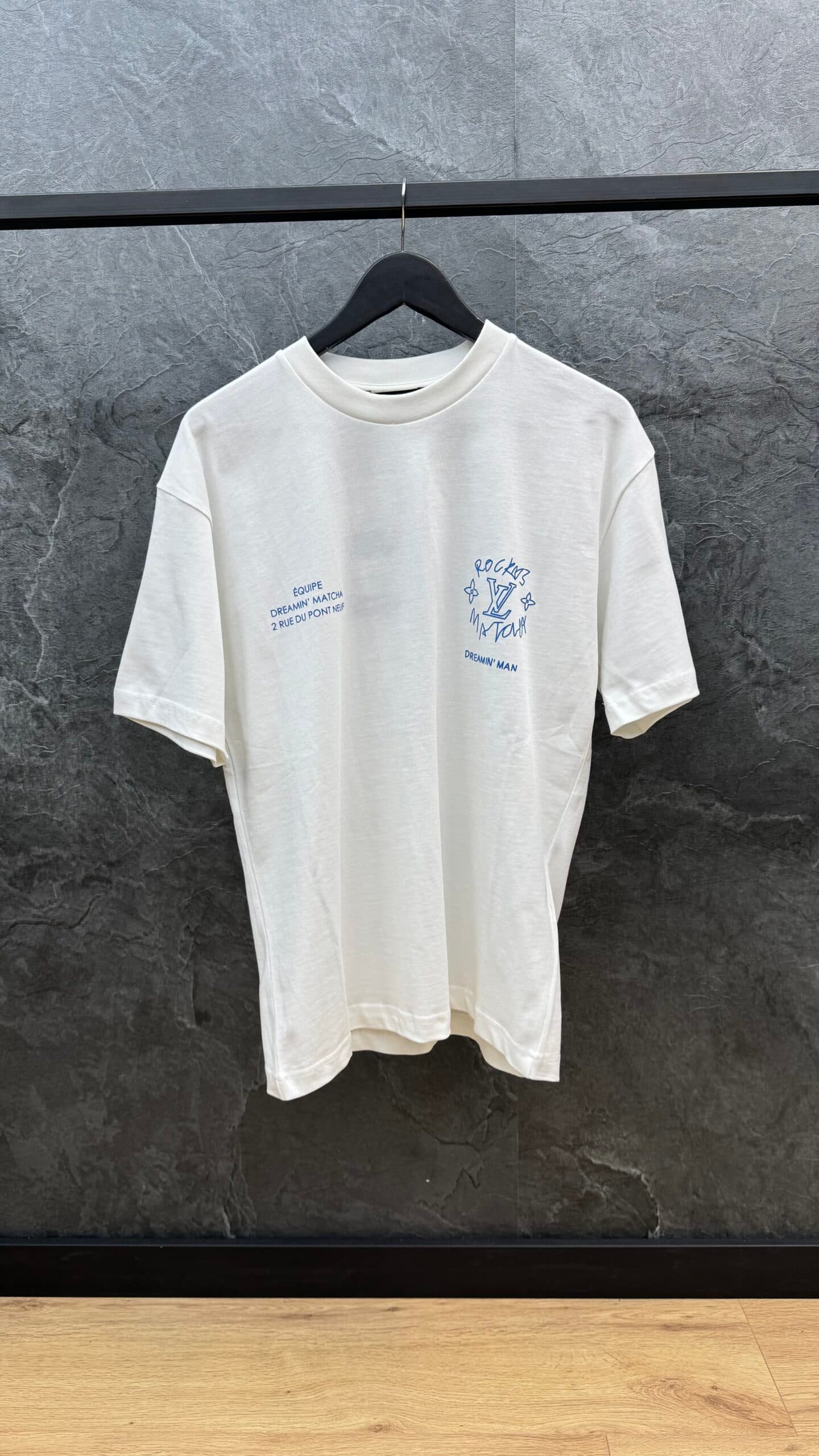 Louis Vuitton Graphic Blue Print White
