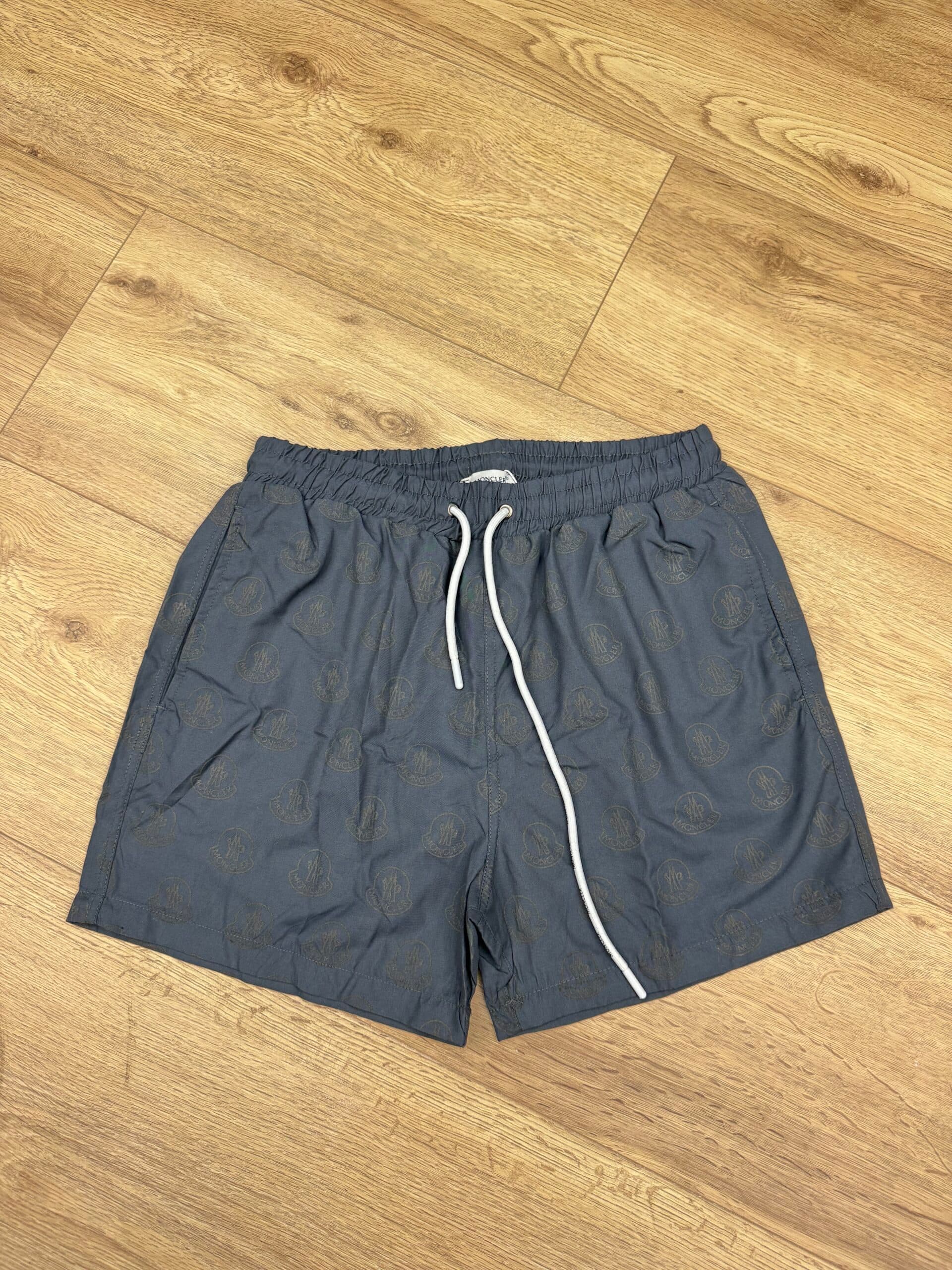 Moncler Mini Logos Swim Short Grey
