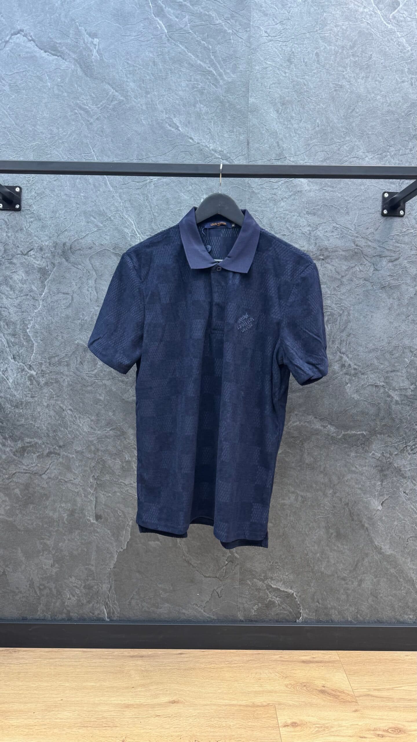 Louis Vuitton Polo Damier Woven Navy Blue