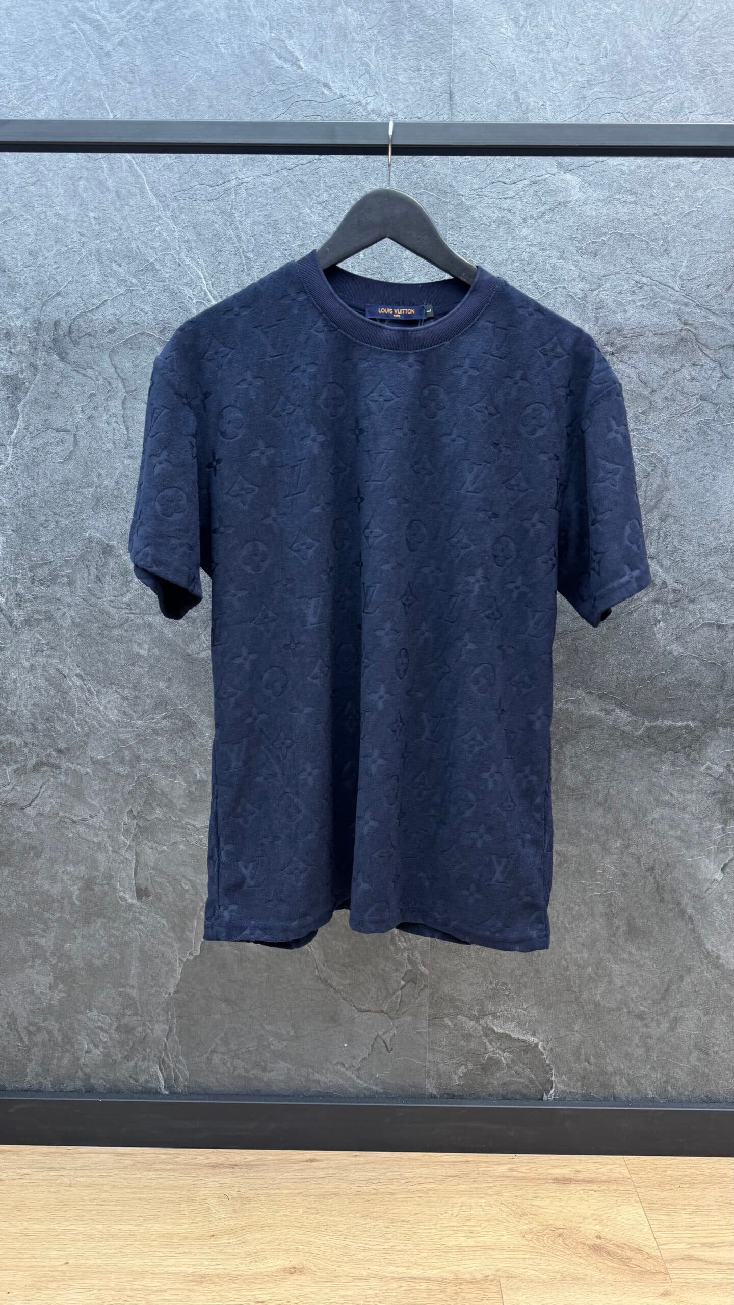Louis Vuitton T-shirt Monogram Woven Navy Blue
