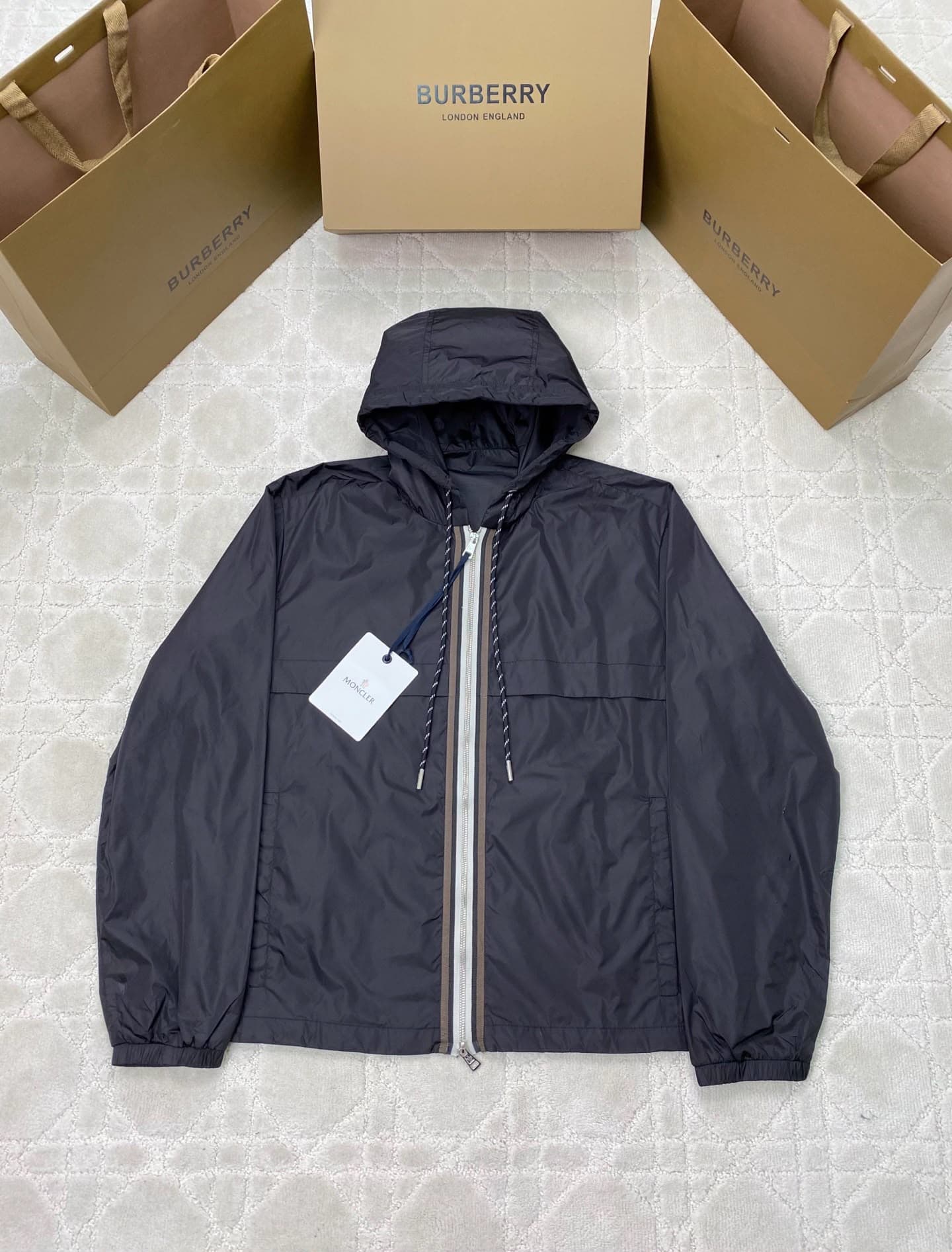 Moncler Nidge Hooded Jacket Black
