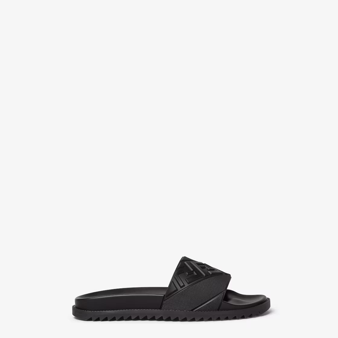 Fendi rubber slides Black