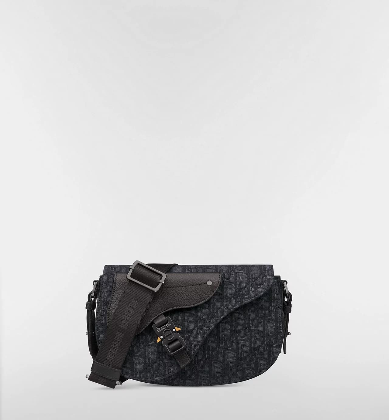 Dior Saddle Messenger Pouch Bag Black