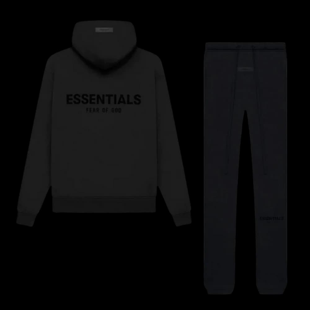 Essentials Fear Of God TrackSuit Stretch Lime Black