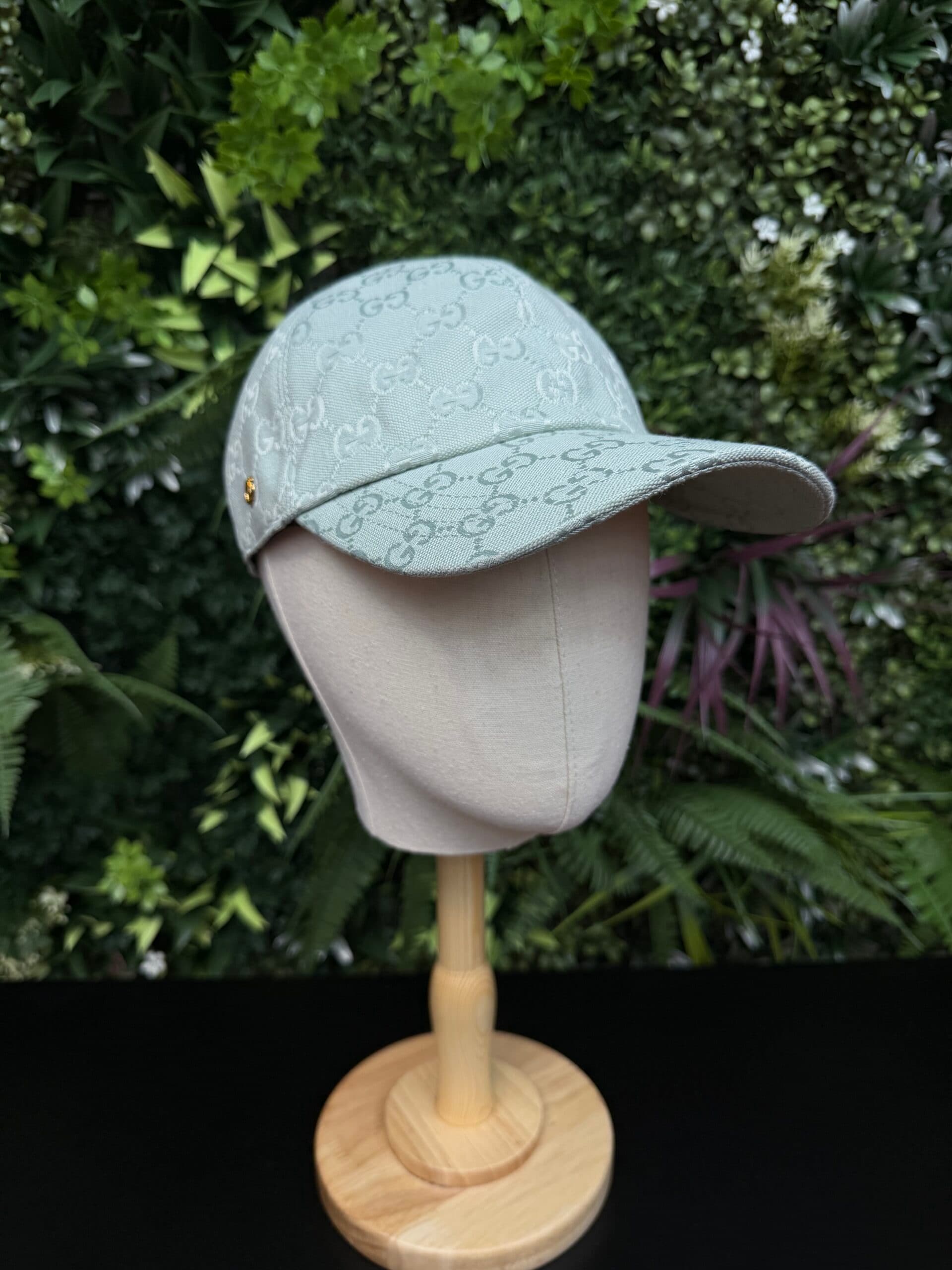 Gucci GG Canvas Baseball Cap Sky Blue