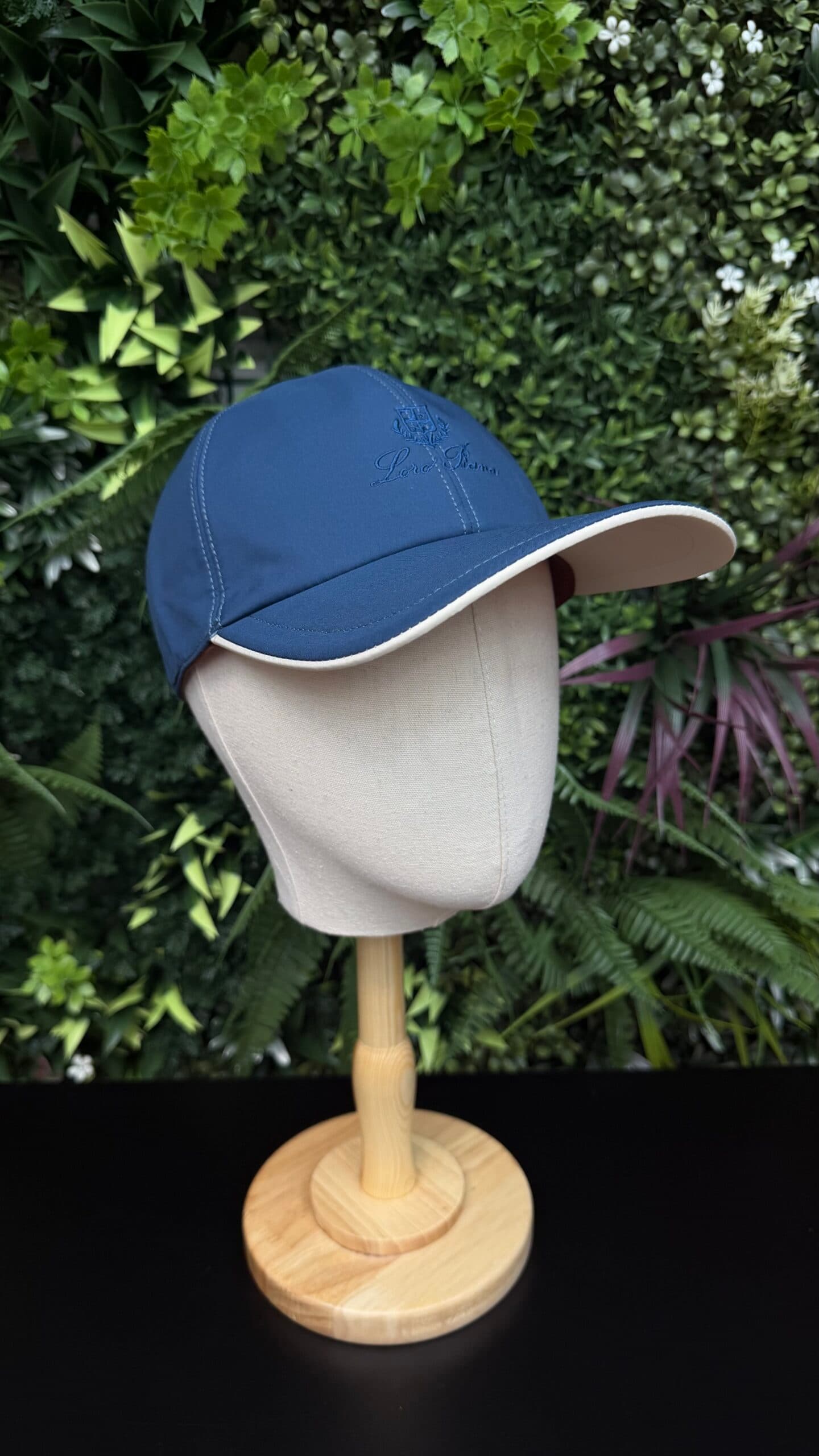 Loro Piana Logo Baseball Cap Blue