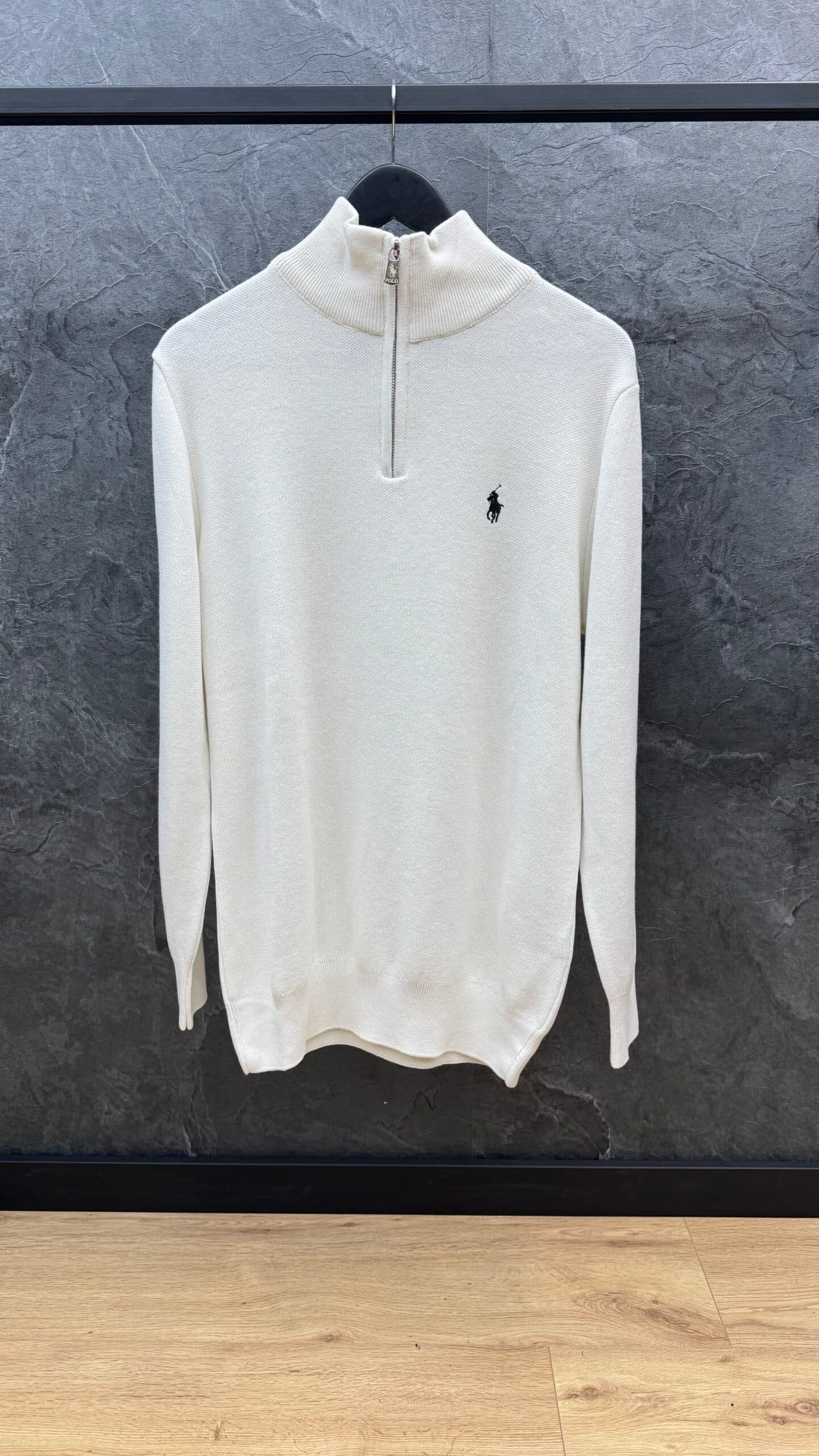 Ralph Lauren Quarter Zip White