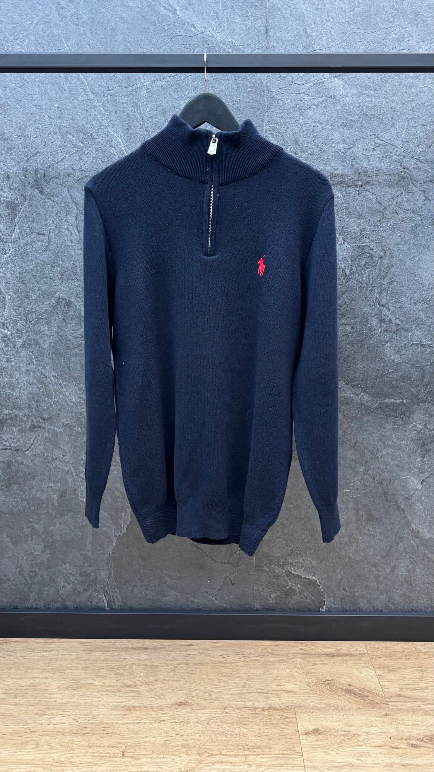 Ralph Lauren Quarter Zip Navy Blue