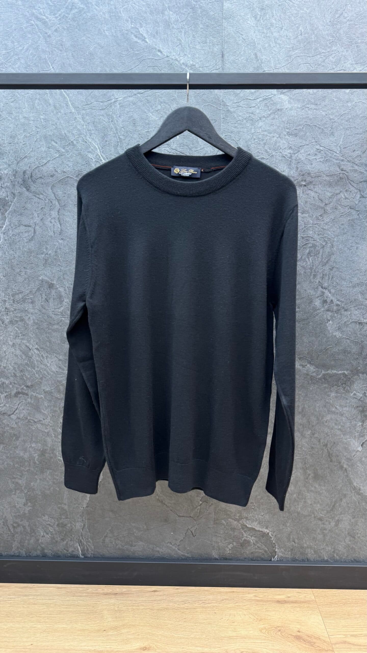Loro Piana Cashmere Sweater Black