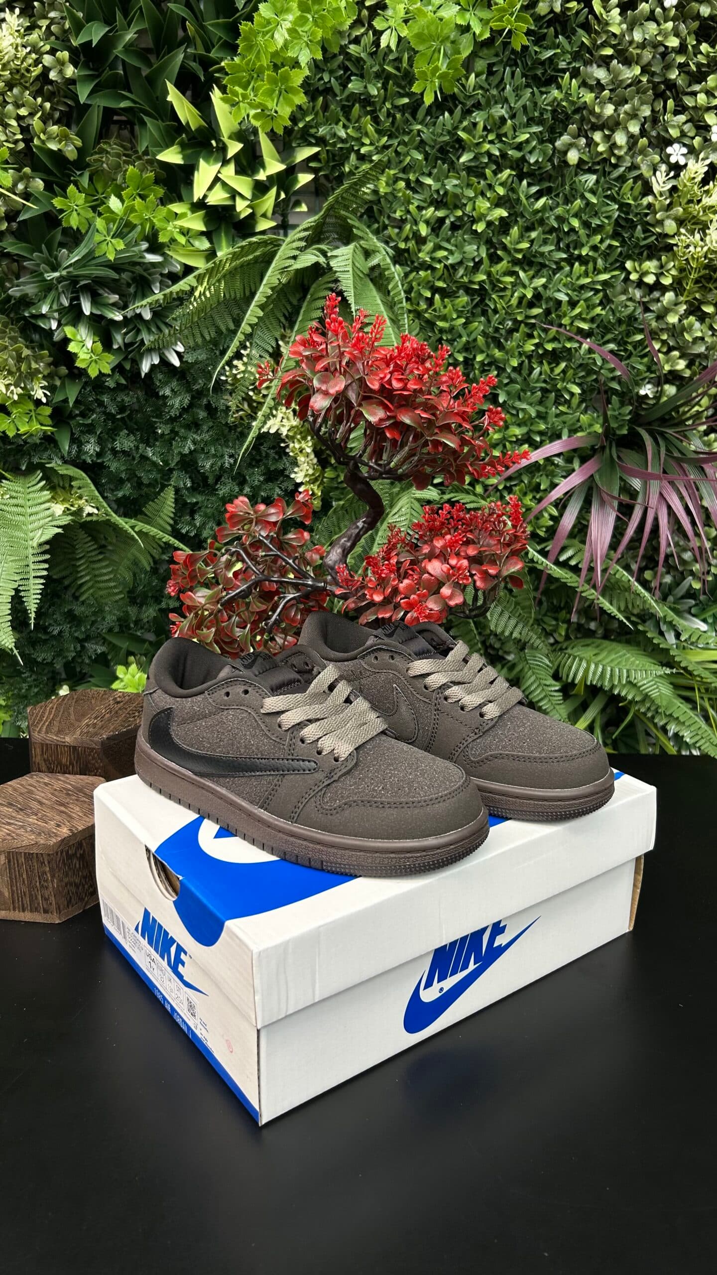 Nike Air Jordan 1 Retro Low OG SP Travis Scott Velvet Brown Kids