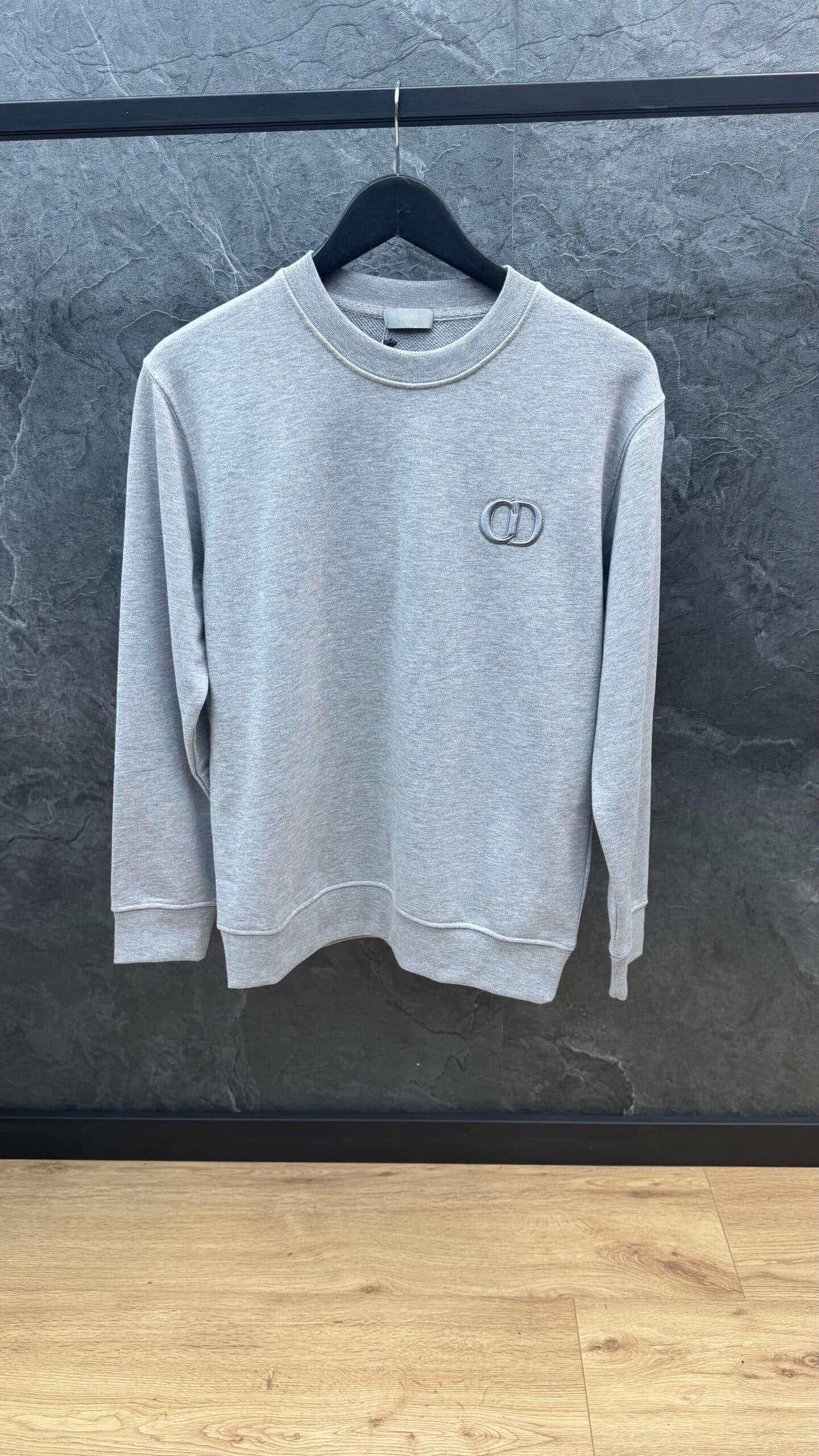 Dior CD Icon Logo Sweater Grey