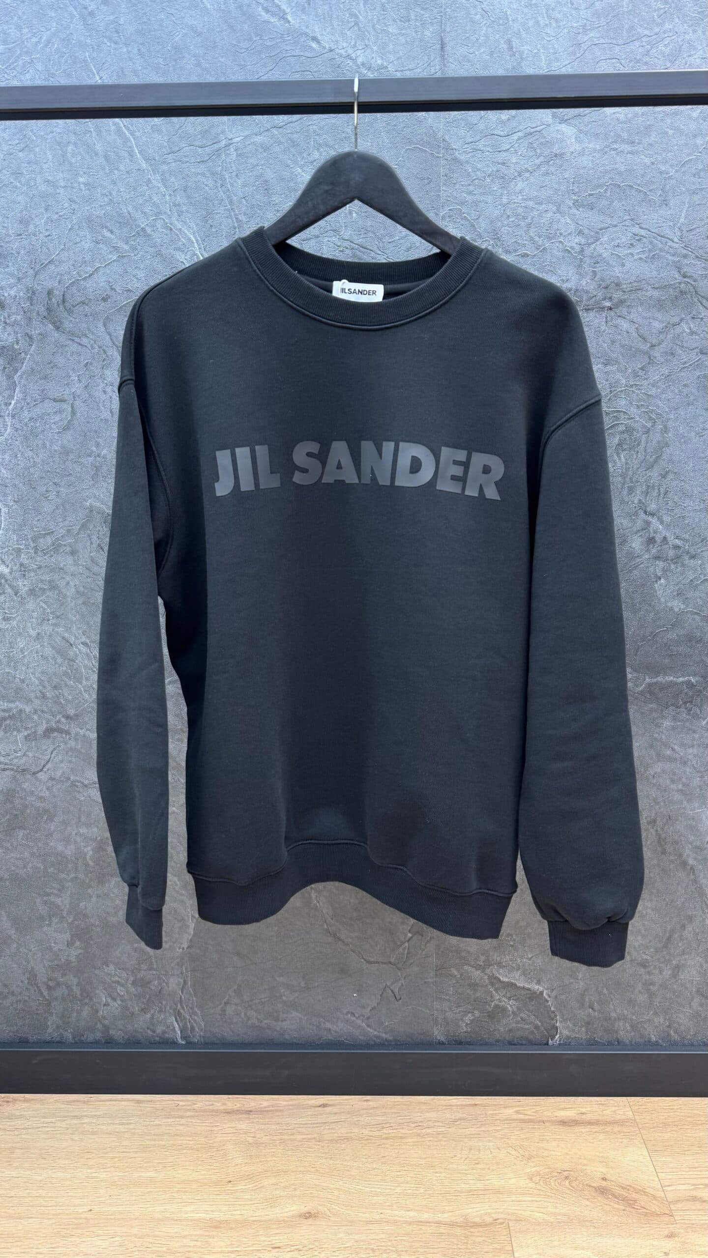 Jil Sander Porselain Logo Sweater Black