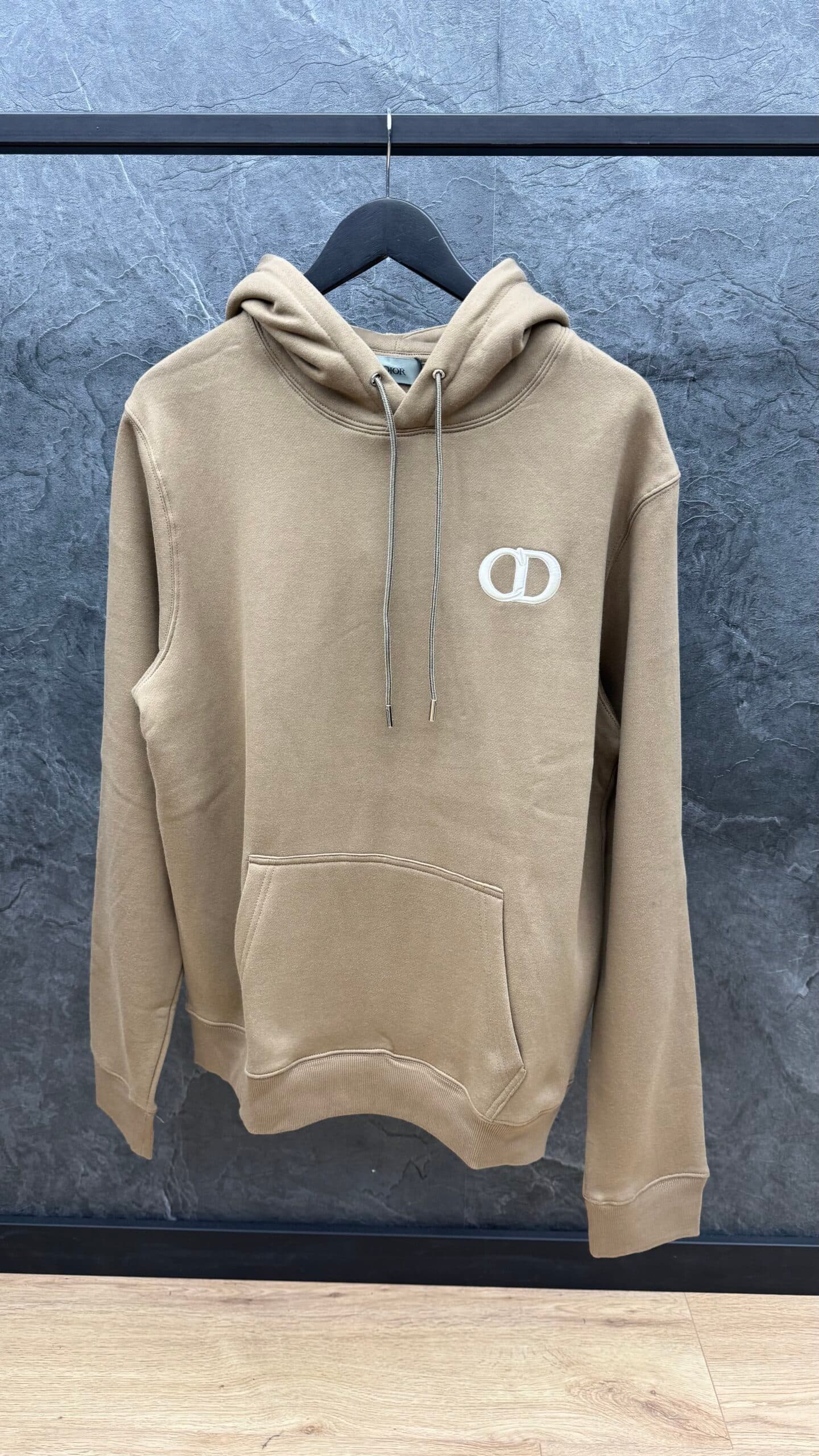 Dior Cd Icon Logo Hoodie Brown