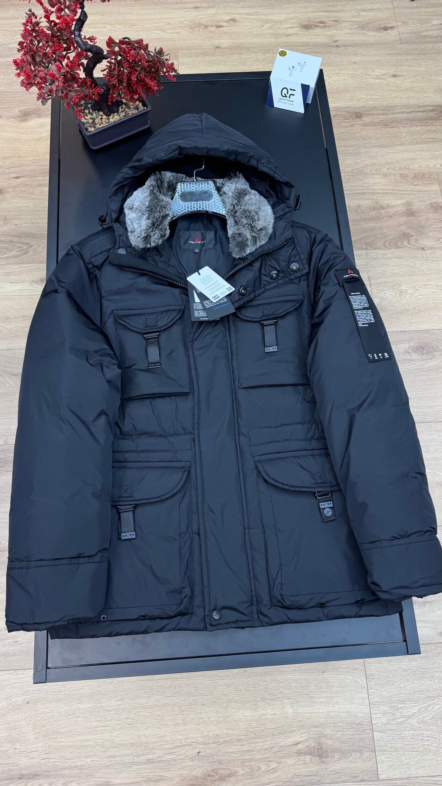 Peuterey Aiptek Fur Parka Black