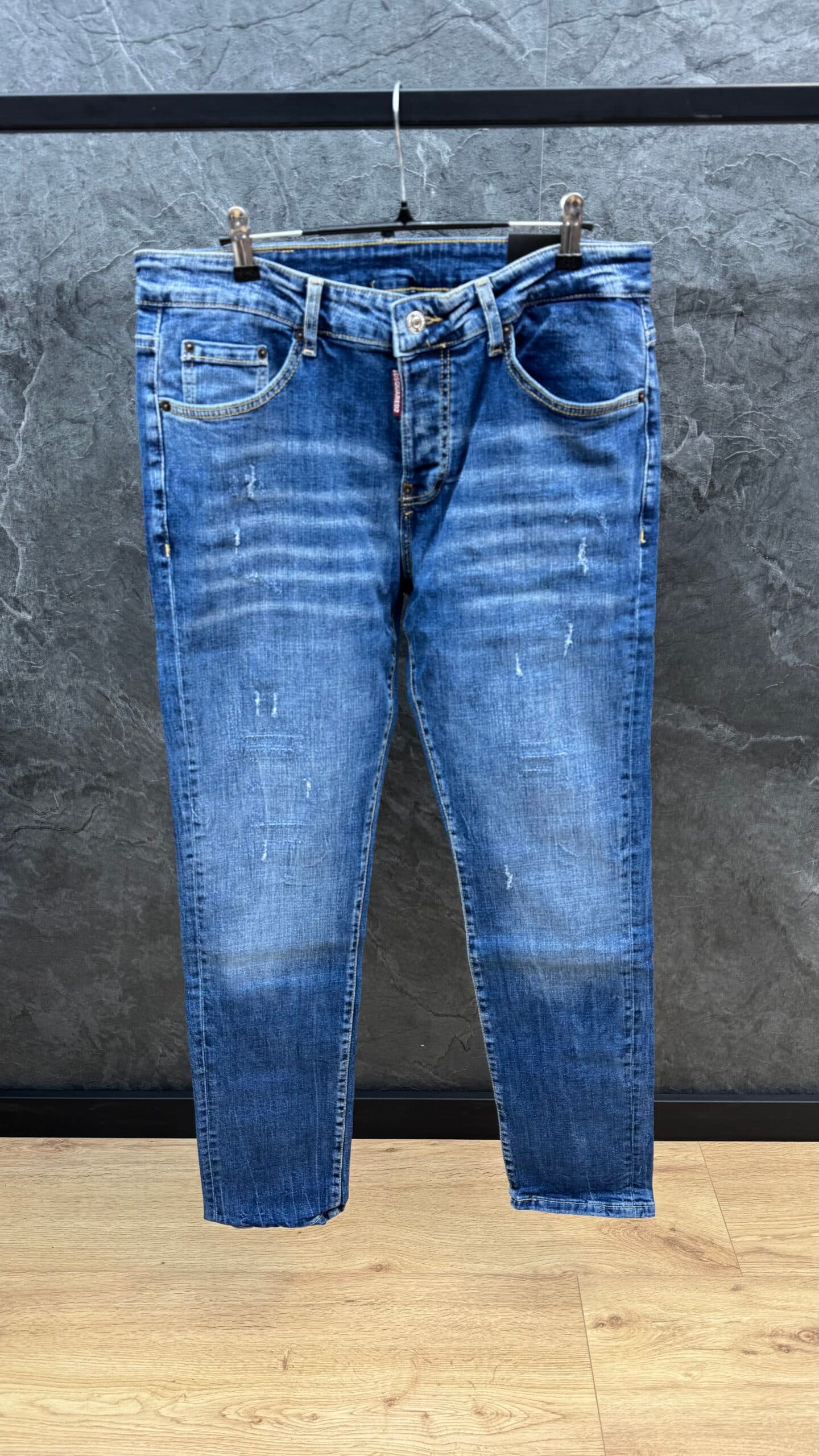 Dsquared2 Slim Fit Jeans Orange 1964 Blue