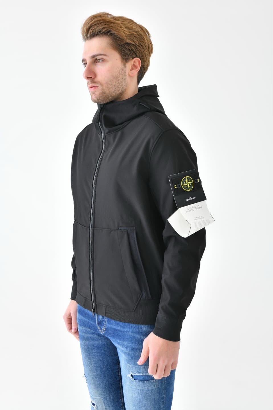 Stone Island Soft Shell R Jacket Black