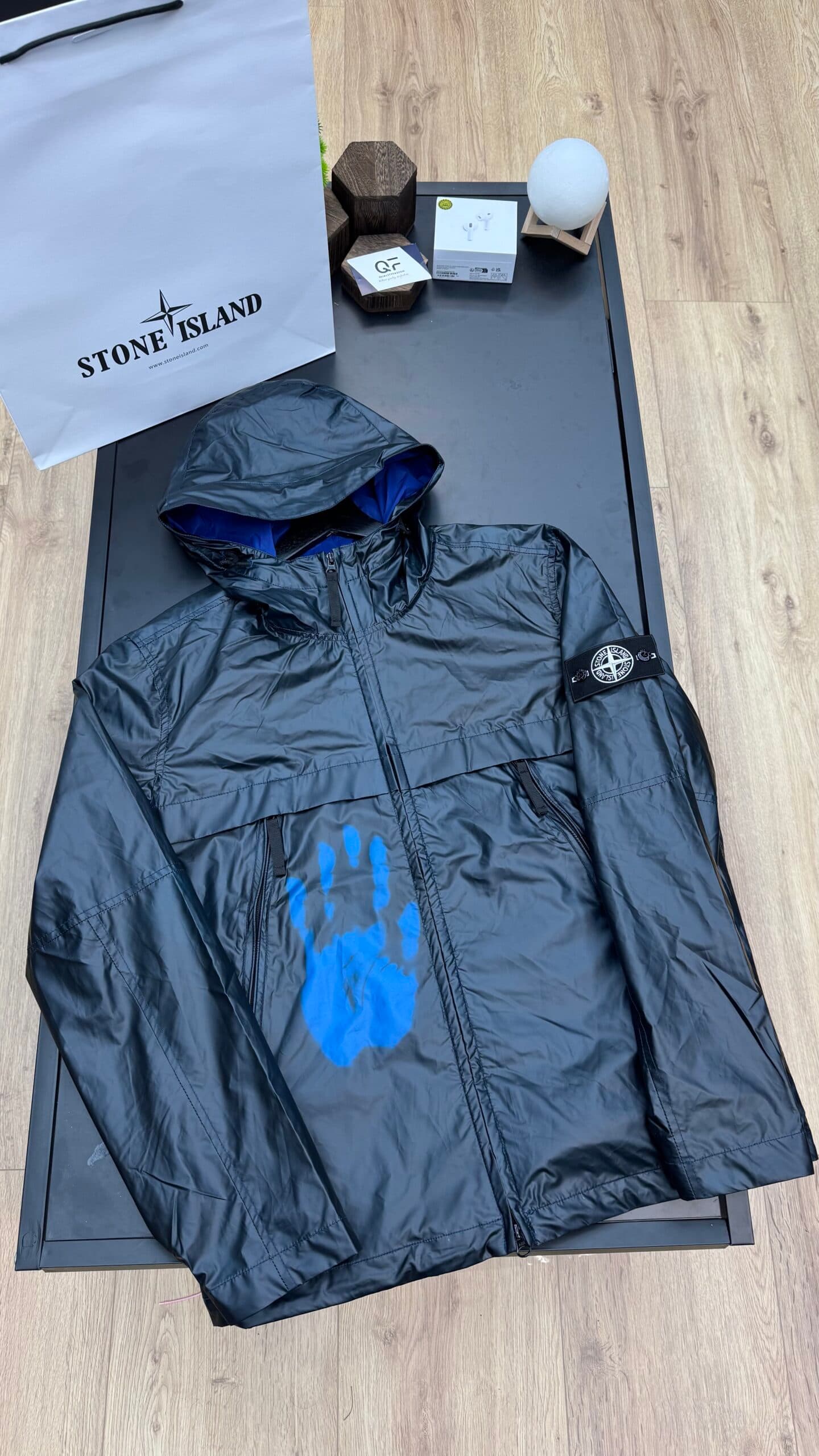 Stone Island Dyed Heat Reactive Ghost Logo Blue