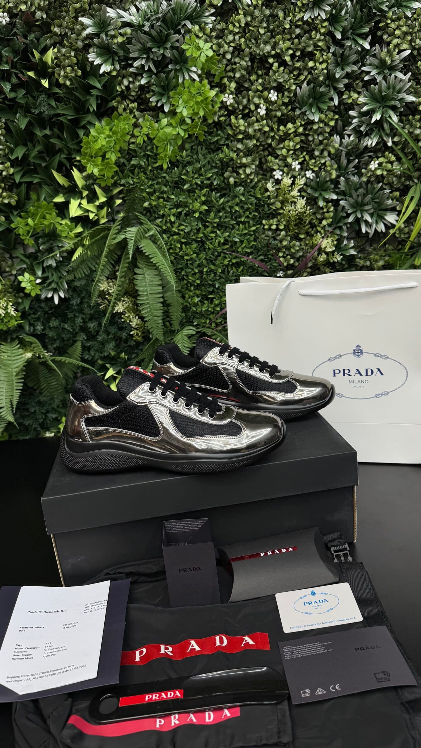 Prada America’s Cup Black / Bright Grey